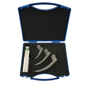 منظار حنجري باكستاني ستانلس ستيل قابل للتعقيم – 3 سلاح Laryngoscope Stainless Steel – 3 Blades